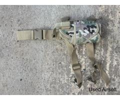 Outdoor Tactical Leg Holster Stealth Multi-Functional Portable Field Leggings