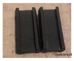 2 X Female-to-female Rail Adapters