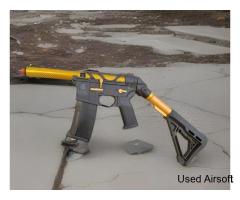 Lancer Tactical AirTac Gen 3 AEG AirSoft Rifle Gun Gold Drop Stock Nebula 330fps