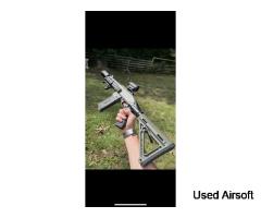 Spring Shotgun Tri-Shot with M4 mag adaptor/tracer unit - Image 4