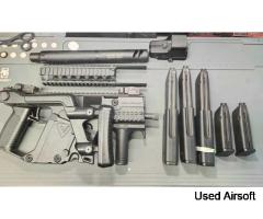 KWA Kriss Vector Airsoft GBB With Upgrade