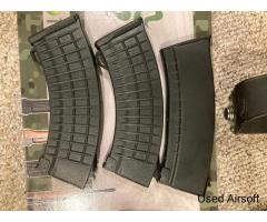 LCT Stamped Steel LCKS74M AK EBB AEG Rifle with Steel Folding Stock Bundle - Image 4