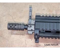 WE 888C 416C Airsoft Gas Blowback Gun 2 Extra Magazines and Reflex Sight - Image 3