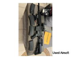 AGM AEG Airsoft with 4 magazines