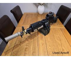 A&K M249 Mk46 - Full Metal
