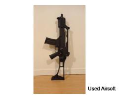 WE G36 GBBR replica in very good condition, 4 real-cap gas magazines. Upgraded NPass hop-up bucking.