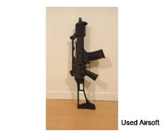 WE G36 GBBR replica in very good condition, 4 real-cap gas magazines. Upgraded NPass hop-up bucking. - Image 2