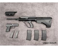 GHK AUG A3 & TM USP + Magazines