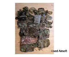Large Airsoft Gear & Clothing Bundle – DPM, Webbing, Masks, Bags, Holsters