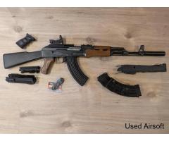 CYMA AK47 AEG, 3 Mags + Spare Bits