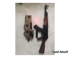 CUSTOM DIY REPLICAS BUNDLE [AKM, P90 gel blasters, PASGT helmet, masks]