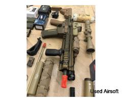 Umarex Elite Force Authentic Replica HK 416 A5 Airsoft Rifle Tan AEG Hk416 - Image 3