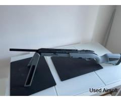 new ASG Airsoft Steyr Scout sniper Rifle (Grey) 07824633667