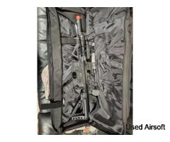 airsoft hpa rifle G&G srcqb polarstar jack and case with mags - Image 2
