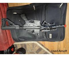airsoft hpa rifle G&G srcqb polarstar jack and case with mags - Image 3