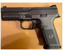 new EMG FN Herstal FNS 09 Airsoft Gas Blowback Pistol - £45 off Black 07824633667