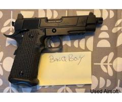 new Army Armament R504 Hi-Capa GBB Pistol, Black 07824633667