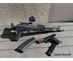 Airsoft Ak 105 And Pistol Combo!