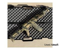 LCT Airsoft ZKS-104 Airsoft AEG Rifle w/ Z Series Folding Stock & Gate Aster