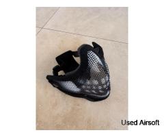 Valken Airsoft Protective Mesh Mask - black and white - Image 2