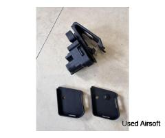 Side Holster CTM AIRSOFT FAST SPEED for Action Army AAP01 Pistol - BLACK