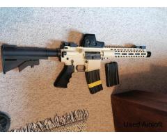 M4 gbbr full custom build all metal cnc hand guard bolt and hop