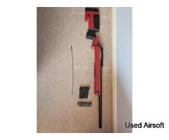 ASG M40A3 McMillan Sniper Rifle SportLine Red Two Tone - Image 2
