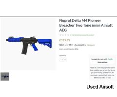 Newbbie-Nuprol Delta M4 Pioneer Beacher Two Tone 6mm Airsoft - Image 2