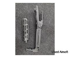 Aap01 stock and hand guard.