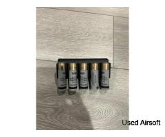 Tokyo Marui how airsoft breacher shotgun with m4 mag adapter, tracer, and shells - Image 3