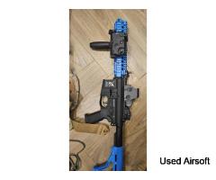 Airsoft equipment and Delta armoury M4 build