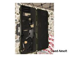 Hardly used H&s cm16 for a2 with Balkan reflex optics and nuprol large hard case