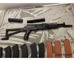 Cyma full metal AK with perun mosfet