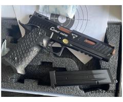 New JAG PRECISION X TARAN TAC  COMBAT MASTER GBB PISTOL (TTI FULL METAL – BLACK) 07824633667