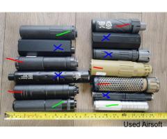 Silencers, steel / aluminium