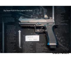 Sig Sauer P320 X-Five Legion Full Steel version by Boomarms + upgrades