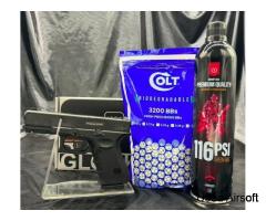 Airsoft pistol - %22GLOCK 19%22 - GEN4 BBS 6MM - GAS