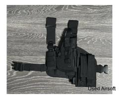 Viper tactical leg drop holder.