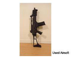 WE G36 GBBR replica in very good condition, 4 real-cap gas magazines. Upgraded NPass hop-up bucking. - Image 2