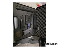 TM MK23, Stalker kit upgraded, with silverback supressor and hpa to m4 adapter