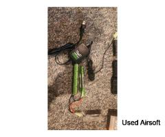 Krytac Trident Mk2 CRB Airsoft Rifle Black W/ Battery Charger Mags Red Dot Grip - Image 4