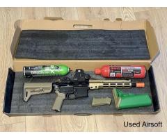 Golden Eagle M4 Gas Blowback Rifle Full Metal MC6595M GBBR Half-Tan