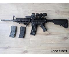 ICS M4A1 AEG Package – Optic, Magnifier, 3 Mags – £235