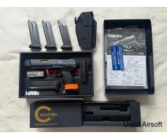 Tokyo Marui HK45 Creation Slide SAI Build with Accessories