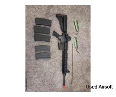 KWA Performance Industries KM4 SR10 Full Metal Airsoft Rifle w/ Mags & Charger - Image 2