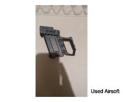 Glock under-barrel grip / rail attachment