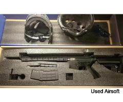 CYMA Full Metal Sport M4 Airsoft Battery Powered Full/Semi Auto Bundle - Image 4