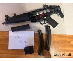 WE Apache A5 SMG- Gas Blowback SMG