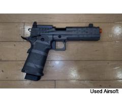 RWA NIGHTHAWK CUSTOM TRS COMP - CERAKOTE PATRIOT - Airsoft Pistol