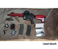 delta armory DA-A07 ALPHA MK18 MOD.1 M4/AR-15 AEG TWO TONE RED